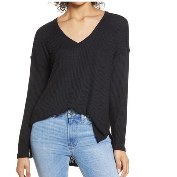 GIBSONLOOK Thermal V-neck Tunic - Picture 1 of 1